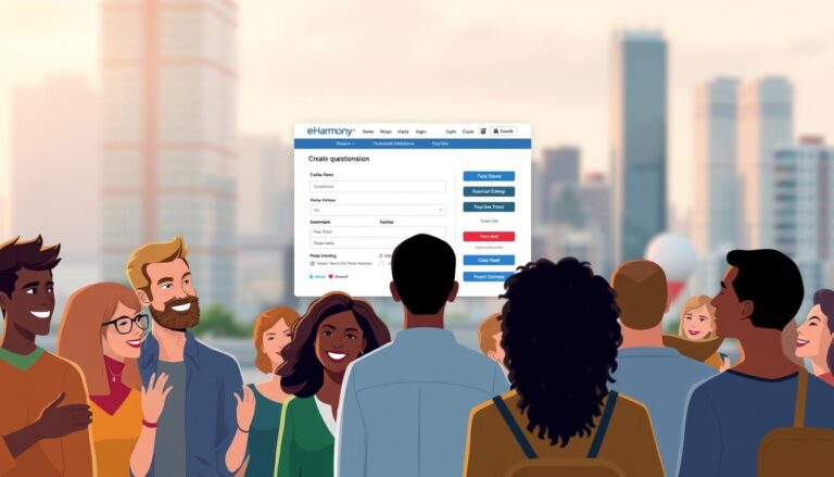 eHarmony, sign up, questionnaire, preferences, safety,tutorial, dating app